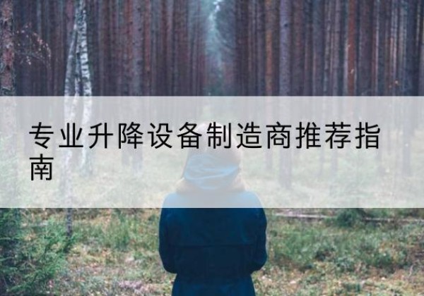 凌河电动剪叉升降平台厂家-专业升降设备制造商推荐指南